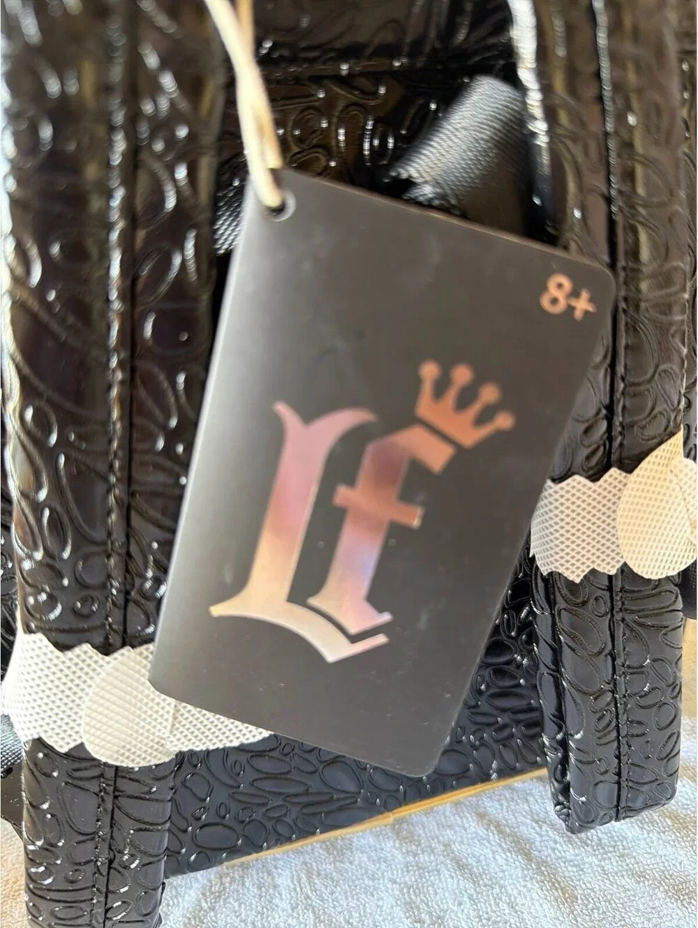 Loungefly Black & Gold Dragon Backpack NWT